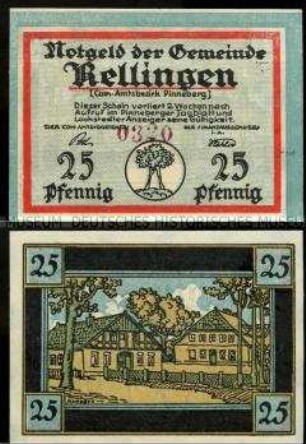 Rellingen 25 Pfennig
