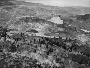 Columbia Valley : Blick auf das Columbia Valley bei Grand Coulee mit dem Columbia River