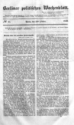 No 41, 12. Oktober 1839