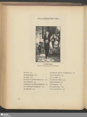 Das gesellschaftliche Leben