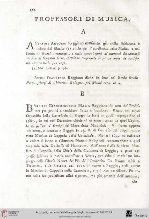 Professori di musica