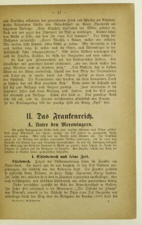 II. Das Frankenreich