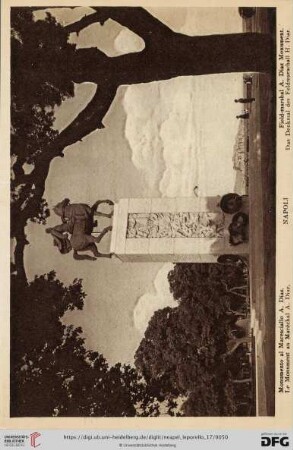 Napoli – Monumento al Maresciallo A. Diaz. – Le Monument au Maréchal A. Diaz. – Field-marshal A. Diaz Monument. – Das Denkmal des Feldmarschall H. Diaz.