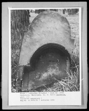 Grabstein des Matayahu, Sohn des Aaron Dalsheim
