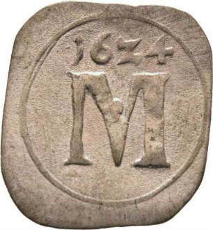 Münze, Pfennig, 1624