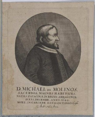 Bildnis des Michael de Molinos