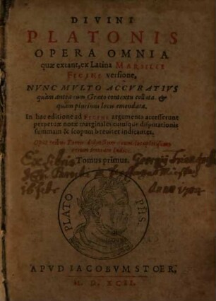 Opera, 1. (1592)