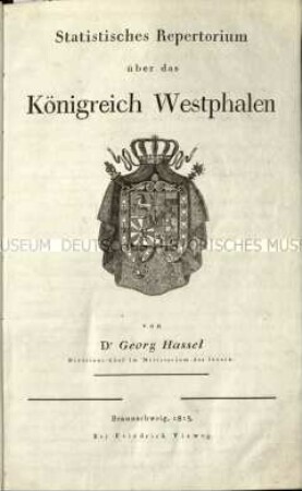 Statistik über das Königreich Westphalen