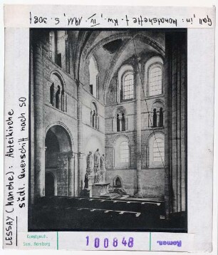Lessay (Manche): Ehemalige Abteikirche, Inneres, südliches Querschiff