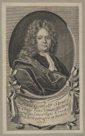 Bildnis des Burcard Gotthelff Struve