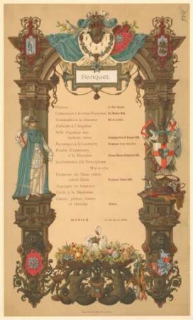 Menükarte : Banquet