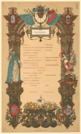 Menükarte : Banquet