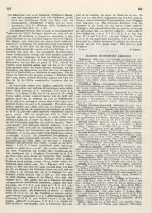 107-108 [Rezension] Bullinger, Heinrich, Bullingers Gegensatz der evangelischen und der römischen Lehre