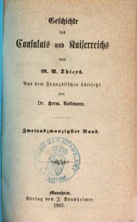 Geschichte des Consulats und Kaiserreichs, 22