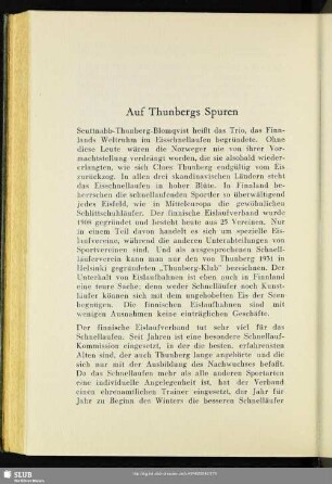 Auf Thunbergs Spuren