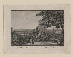 Blick auf das Belvedere auf dem Brauhausberg
