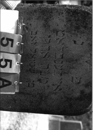 Grabstein 55 (Detailaufnahme 1)