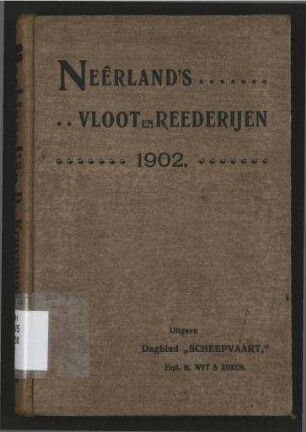 Swey's Neerland's Vloot en Reederijen.