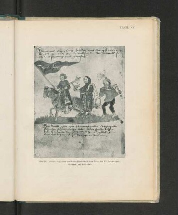 Tafel XV Abb. 26. Saturn. Aus einer deutschen Handschrift vom Ende des XV. Jahrhunderts. Wolfenbüttel, Bibliothek