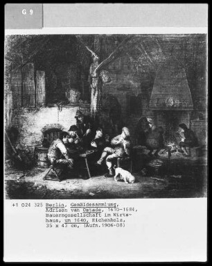 Bauerngesellschaft im Wirtshaus