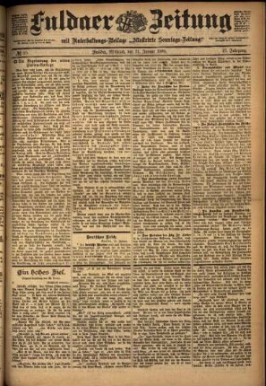 Ausgabe vom Mittwoch, den 31. Januar 1900.