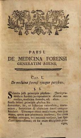 Medicina Forensis : Praeter Partes Consuetas, Primas Lineas Jurisprudentiae Medico-Militaris Et Veterinario-Civilis Continens