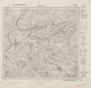 5623 (alte Nr.: 3282) Schlüchtern, Meßtischblatt (4cm - Karte)