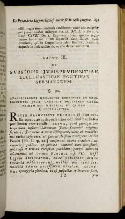 De Subsidiis Jurisprudentiae ...