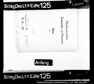 Schuldensachen des Dr. Bernhard Fürstenau als Erbe des Wilhelm zur Helle