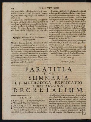 Libri Secundi Decretalium.