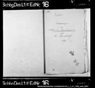 Schuldforderungen des Statius von Münchhausen aus der Pfand- schaft