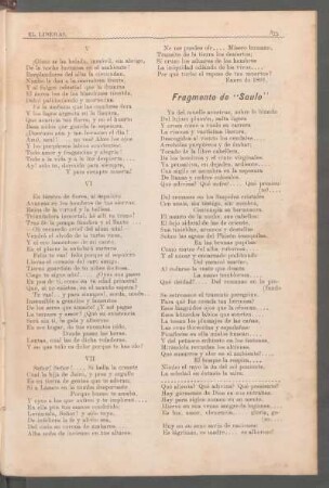 Fragmento de "Saulo"