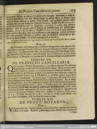 Titulus XIII. De Proto-Notariis