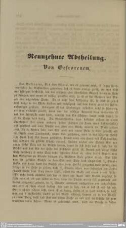 Neunzehnte Abtheilung. Von Gefrorenem