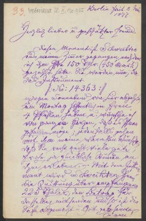 Brief an Robert Musiol : 08.06.1877