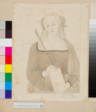 Hl. Katharina von Alexandria nach Peruginos Polyptychon für San Agostino in Perugia