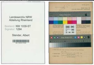 Entnazifizierung Albert Stender , geb. 03.04.1912 (Tierarzt)