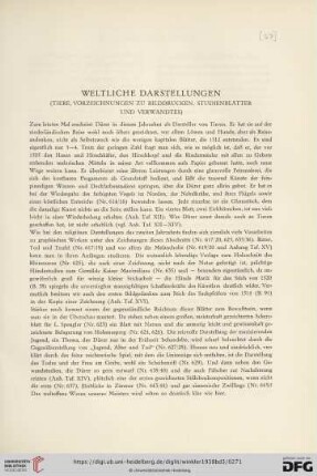 Weltliche Darstellungen (Tiere, Vorzeichnungen zu Bilddrucken, Studienblätter und Verwandtes)