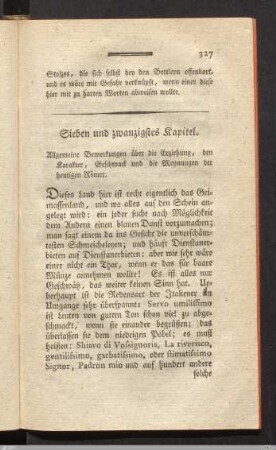 Sieben und zwanzigstes Kapitel.