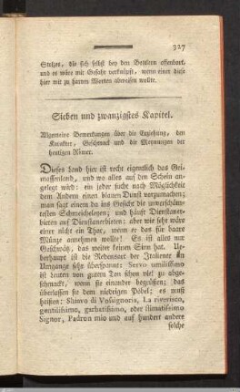 Sieben und zwanzigstes Kapitel.