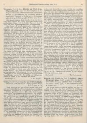 83-84 [Rezension] Natorp, Paul, Volkskultur und Persönlichkeitskultur