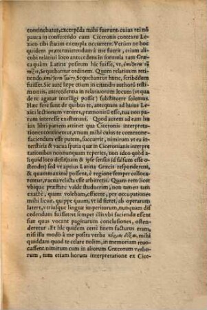 Ciceronianum lexicon Graecolatinum, Id est, lexicon ex variis Graecorum scriptorum locis a Cicerone interpretatis