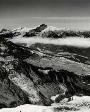 Blick von der Kanzelwand ins Kleine Walsertal