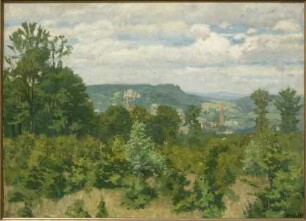 Blick auf Marburg