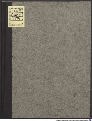 Decreta tertiae sessionis Concilii Tridentinae duo 8. April 1546