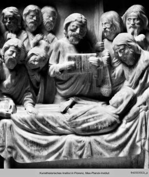 Antependium mit Szenen aus dem Leben Mariens : Dormitio Virginis