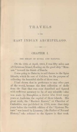 Chapter I. The strait of Sunda and Batavia