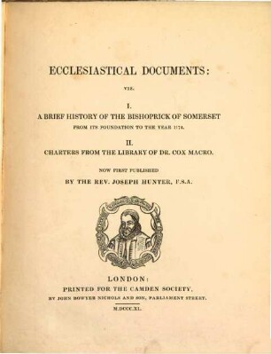Ecclesiastical documents