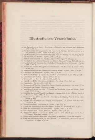Illustrationen-Verzeichniss.