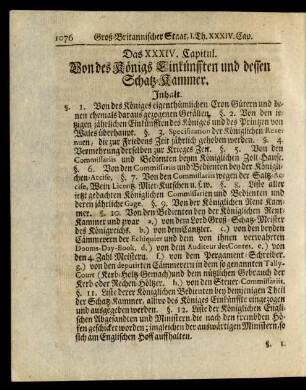 Das XXIV. Capitul.